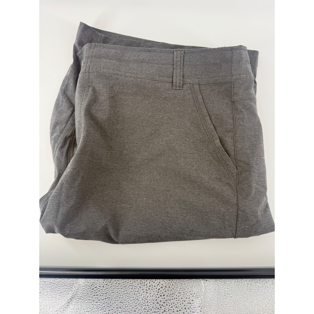 Kuhl Mens Hybrid Walk Shorts Charcoal Gray Heather Stretch Size 42